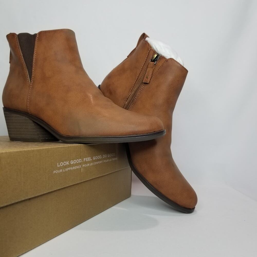 Dr. Scholl's Women's Lacey Chelsea Booties Size 9.5 Honey NWT